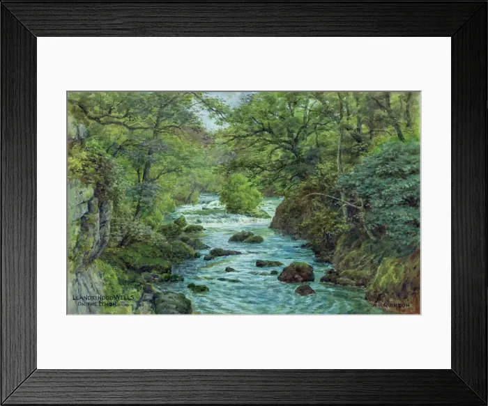 Framed Print : On the River Ithon, Llandrindod Wells, Powys, Wales Framed Print : On the River Ithon, Llandrindod Wells, Powys, Wales