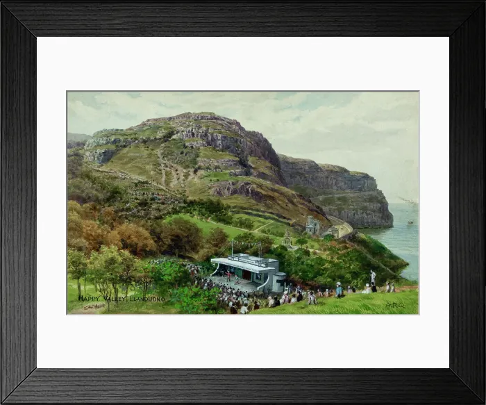 Framed Print : Happy Valley, Llandudno, Conwy, North Wales Framed Print : Happy Valley, Llandudno, Conwy, North Wales