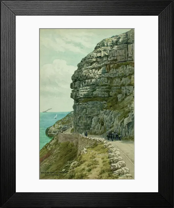 Framed Print : Marine Drive, Great Orme, Llandudno, Conwy, North Wales Framed Print : Marine Drive, Great Orme, Llandudno, Conwy, North Wales