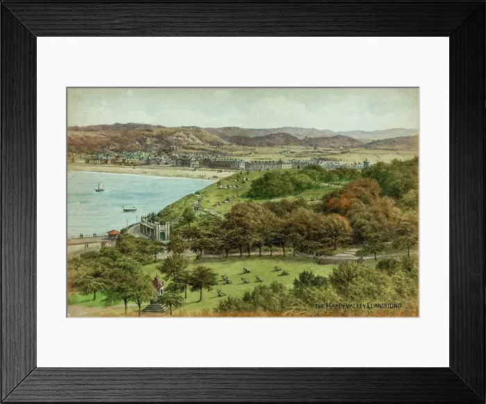 Framed Print : Happy Valley, Llandudno, Conwy, North Wales Framed Print : Happy Valley, Llandudno, Conwy, North Wales