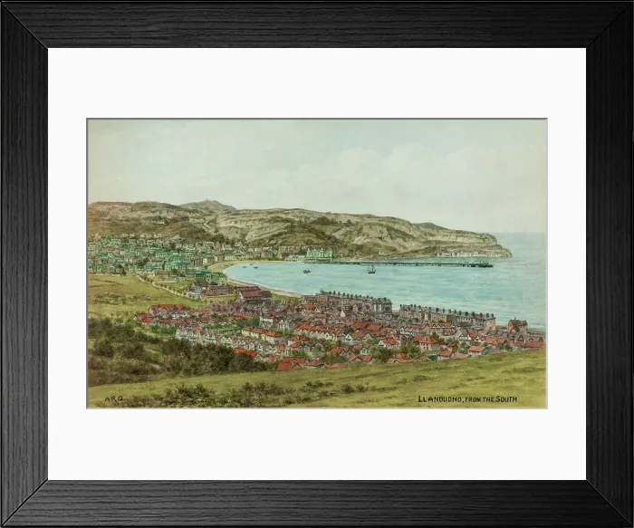 Framed Print : Llandudno, Conwy, North Wales, viewed from the south Framed Print : Llandudno, Conwy, North Wales, viewed from the south
