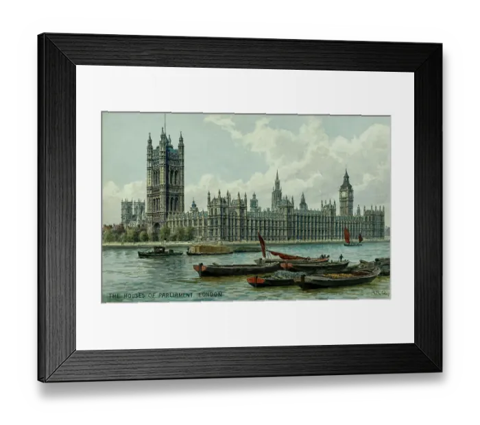 Framed Print : Houses of Parliament, Westminster, London Framed Print : Houses of Parliament, Westminster, London