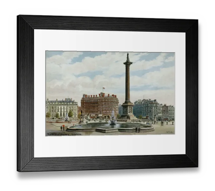 Framed Print : Nelson's Column, Trafalgar Square, London Framed Print : Nelson's Column, Trafalgar Square, London
