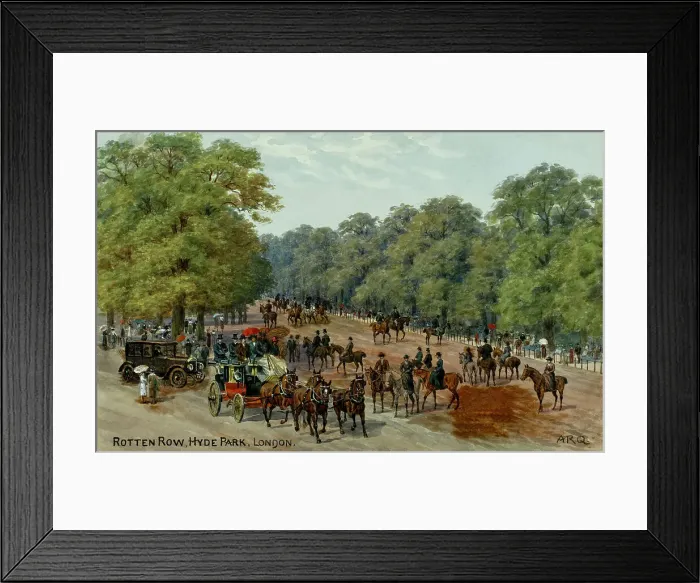 Framed Print : Rotten Row, Hyde Park, London Framed Print : Rotten Row, Hyde Park, London