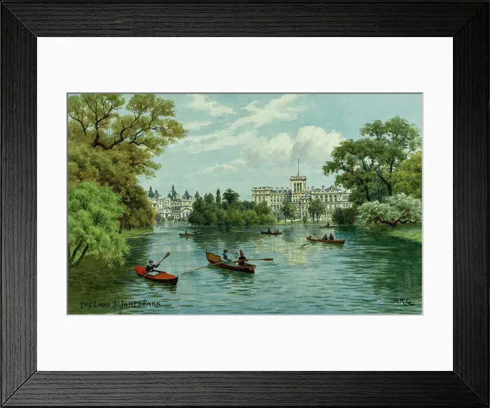 Framed Print : The Lake, St James's Park, London Framed Print : The Lake, St James's Park, London