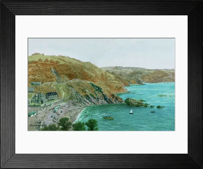 Framed Print : Beach and Coast, Looe, Cornwall Framed Print : Beach and Coast, Looe, Cornwall