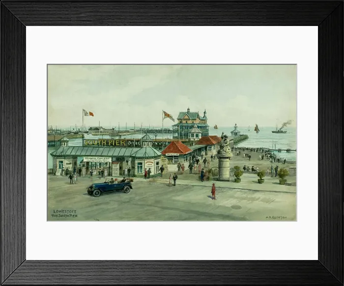 Framed Print : South Pier, Lowestoft, Suffolk Framed Print : South Pier, Lowestoft, Suffolk