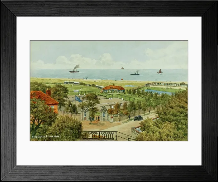 Framed Print : The Denes, Lowestoft, Suffolk Framed Print : The Denes, Lowestoft, Suffolk