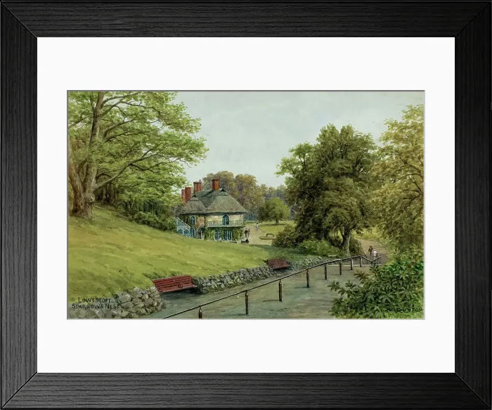 Framed Print : Sparrows Nest, Lowestoft, Suffolk Framed Print : Sparrows Nest, Lowestoft, Suffolk