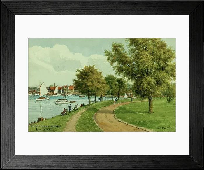 Framed Print : Everett Park, Oulton Broad, Lowestoft, Suffolk Framed Print : Everett Park, Oulton Broad, Lowestoft, Suffolk