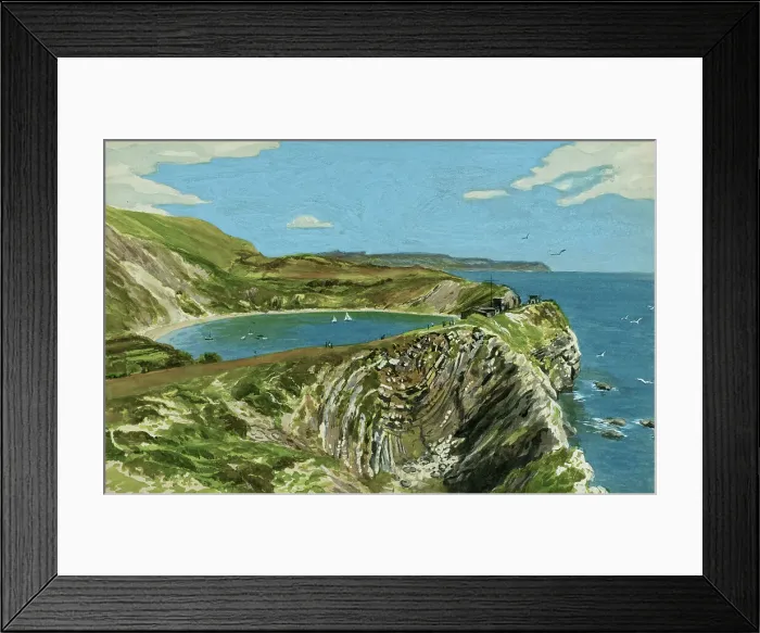 Framed Print : Lulworth Cove, Lulworth, Dorset Framed Print : Lulworth Cove, Lulworth, Dorset