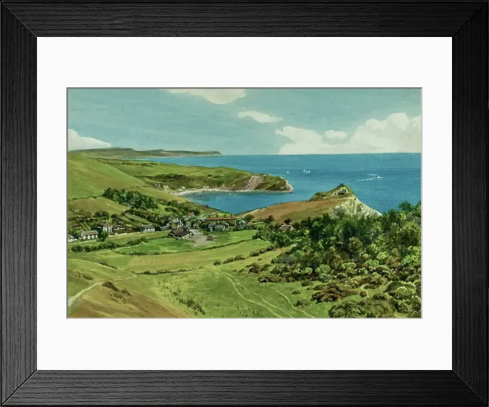 Framed Print : Lulworth Cove, Lulworth, Dorset Framed Print : Lulworth Cove, Lulworth, Dorset