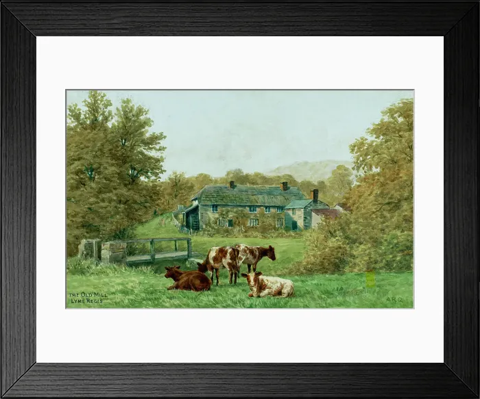 Framed Print : Old Mill, Lyme Regis, Dorset Framed Print : Old Mill, Lyme Regis, Dorset