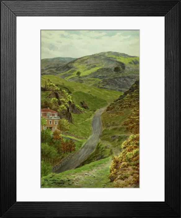 Framed Print : Happy Valley, Great Malvern, Worcestershire Framed Print : Happy Valley, Great Malvern, Worcestershire