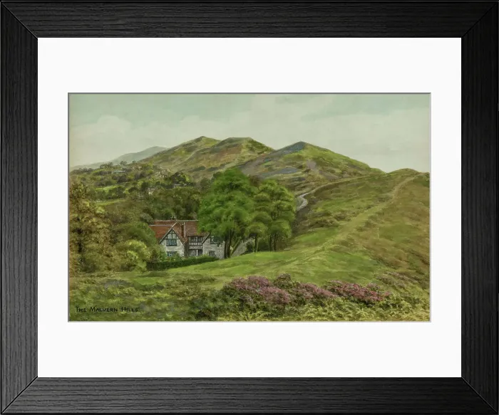 Framed Print : Malvern Hills, Worcestershire Framed Print : Malvern Hills, Worcestershire