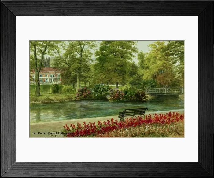 Framed Print : Priory Park, Great Malvern, Worcestershire Framed Print : Priory Park, Great Malvern, Worcestershire