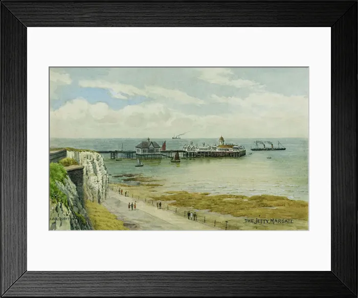 Framed Print : The Jetty, Margate, Kent Framed Print : The Jetty, Margate, Kent