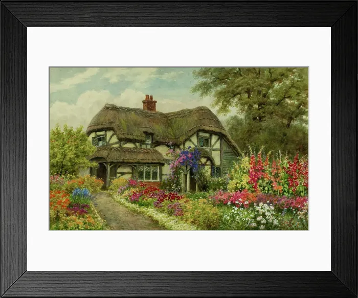 Framed Print : Thatched cottage at Midhurst, Sussex Framed Print : Thatched cottage at Midhurst, Sussex