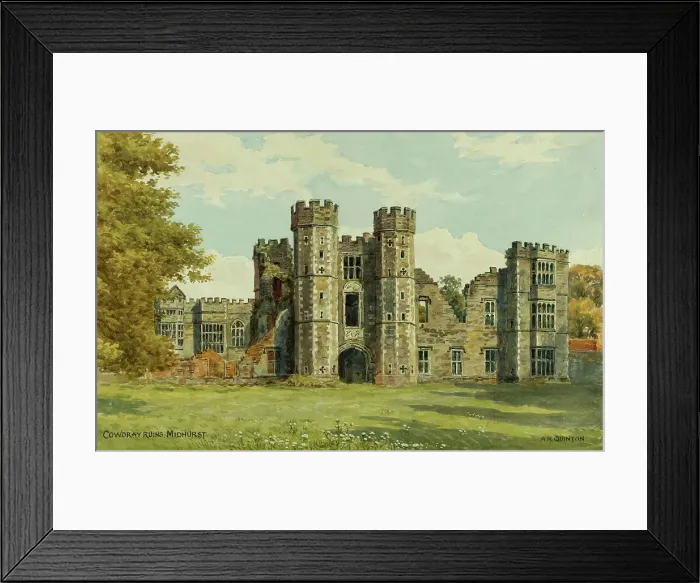 Framed Print : Cowdray Ruins, Midhurst, Sussex