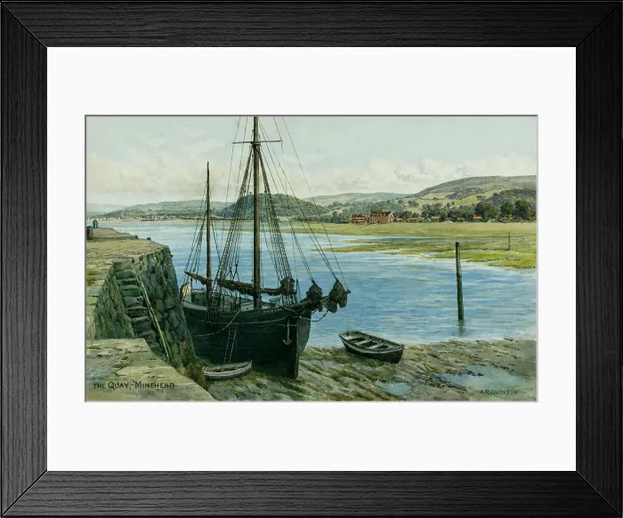 Framed Print : The Quay, Minehead, Somerset Framed Print : The Quay, Minehead, Somerset