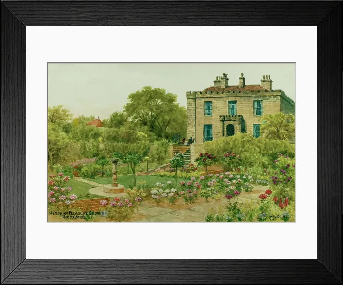 Framed Print : Heysham Pleasure Grounds, Morecambe, Lancashire Framed Print : Heysham Pleasure Grounds, Morecambe, Lancashire