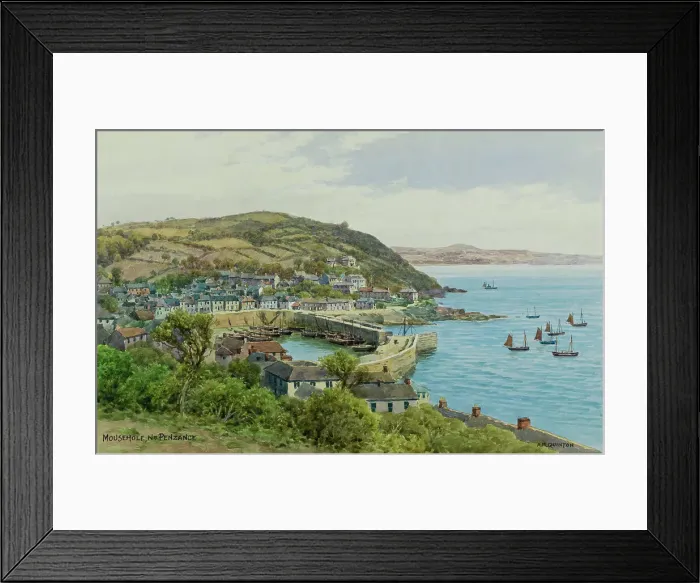 Framed Print : Mousehole, near Penzance, Cornwall Framed Print : Mousehole, near Penzance, Cornwall