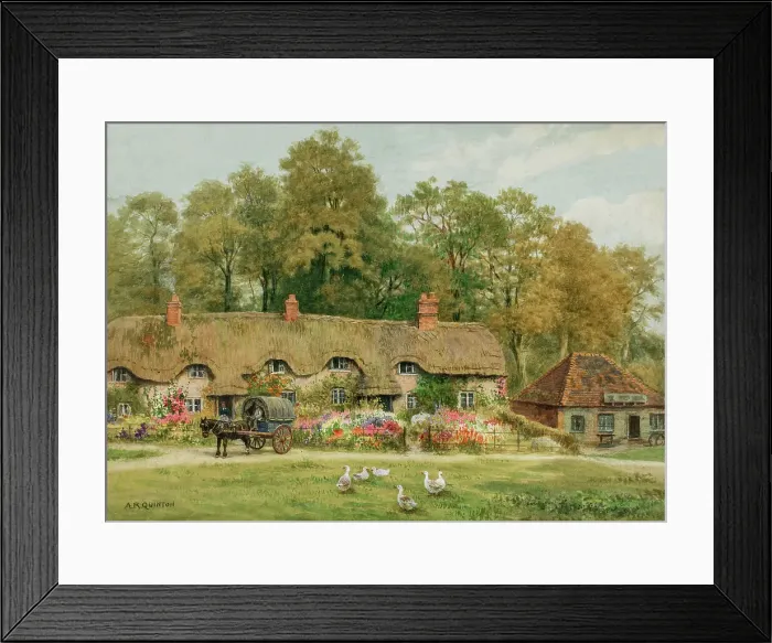 Framed Print : Swan Green, Lyndhurst, New Forest, Hampshire Framed Print : Swan Green, Lyndhurst, New Forest, Hampshire