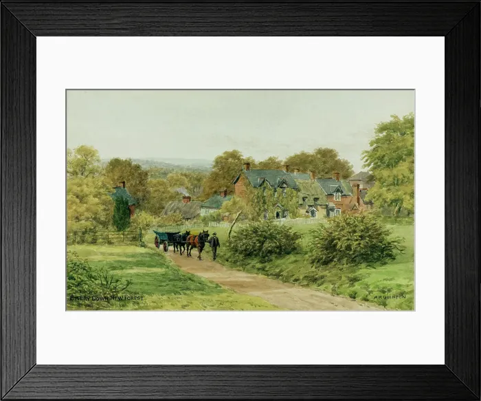 Framed Print : Emery Down, New Forest, Hampshire Framed Print : Emery Down, New Forest, Hampshire