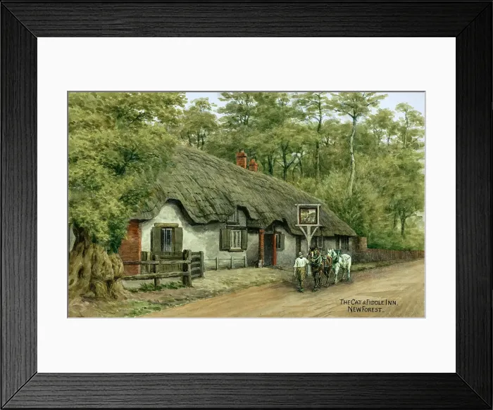 Framed Print : The Cat and Fiddle Inn, New Forest, Hampshire Framed Print : The Cat and Fiddle Inn, New Forest, Hampshire