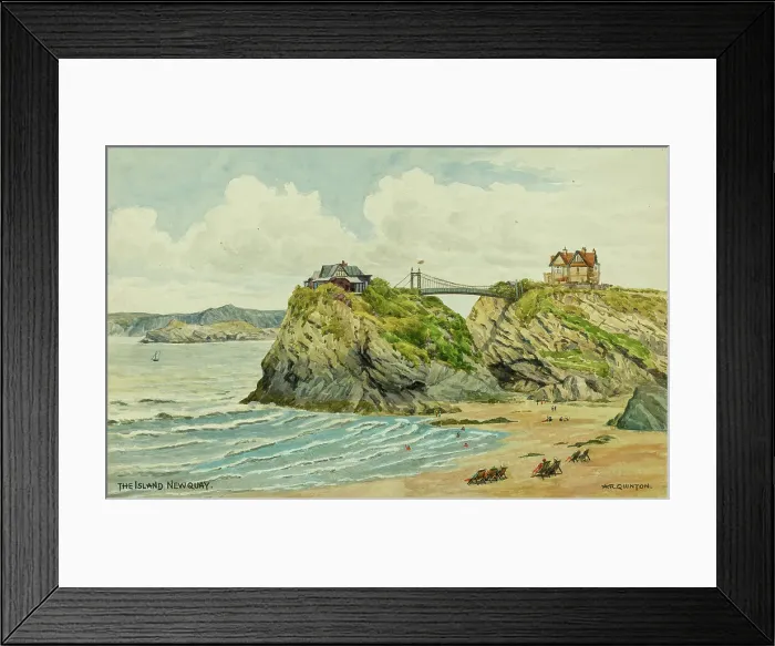 Framed Print : The Island, Newquay, Cornwall Framed Print : The Island, Newquay, Cornwall