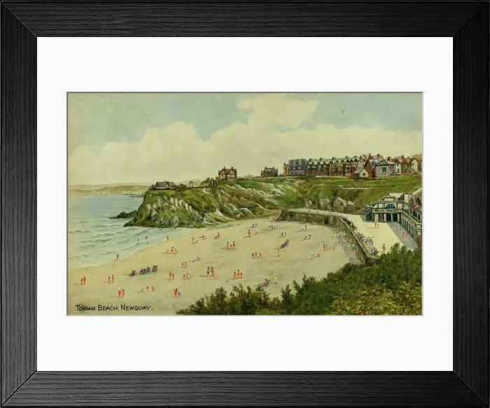 Framed Print : Towan Beach, Newquay, Cornwall Framed Print : Towan Beach, Newquay, Cornwall