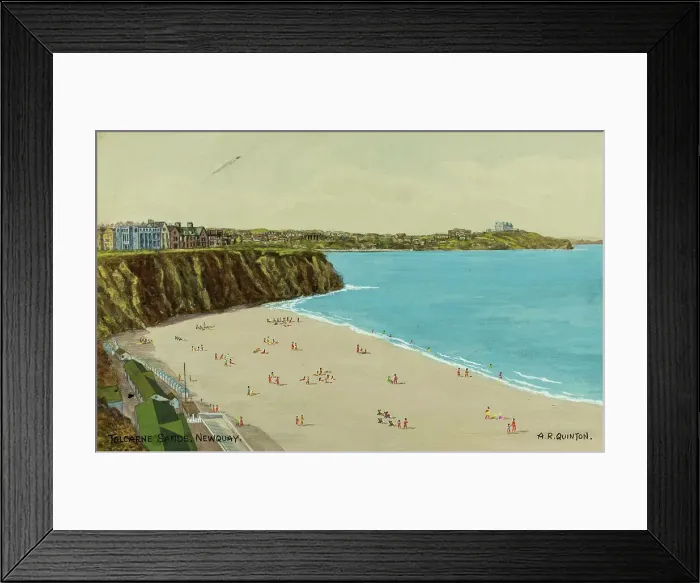 Framed Print : Tolcarne Sands, Newquay, Cornwall Framed Print : Tolcarne Sands, Newquay, Cornwall