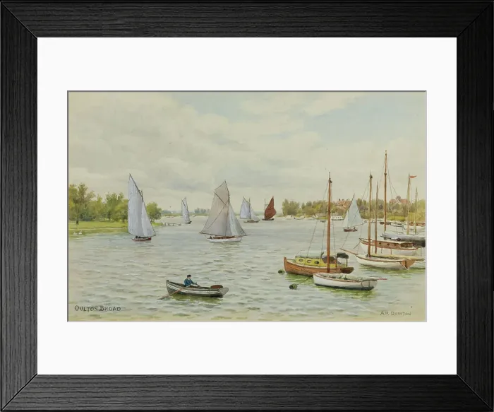 Framed Print : Oulton Broad, Suffolk Framed Print : Oulton Broad, Suffolk