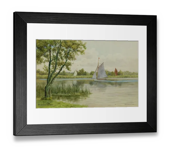 Framed Print : Salhouse Broad, Norfolk Broads