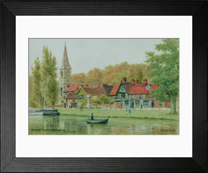 Framed Print : Thorpe Village, Norwich, Norfolk Framed Print : Thorpe Village, Norwich, Norfolk