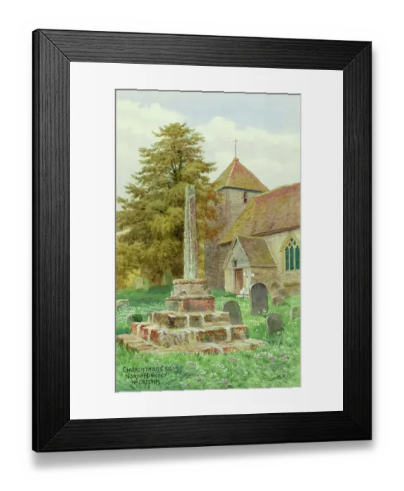 Framed Print : Churchyard Cross, North Hinksey, near Oxford Framed Print : Churchyard Cross, North Hinksey, near Oxford