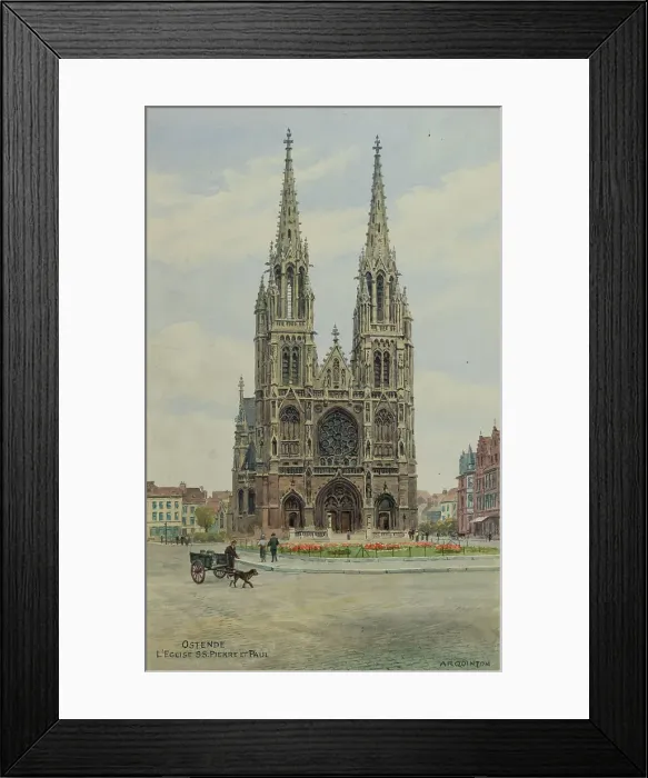 Framed Print : Church of Saints Peter and Paul, Ostend, Belgium Framed Print : Church of Saints Peter and Paul, Ostend, Belgium