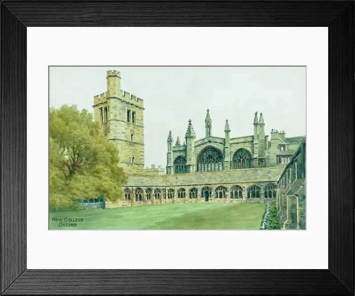 Framed Print : New College, Oxford, Oxfordshire Framed Print : New College, Oxford, Oxfordshire