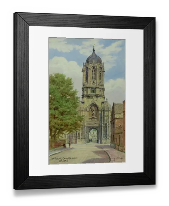 Framed Print : Tom Tower, Christ Church, Oxford, Oxfordshire Framed Print : Tom Tower, Christ Church, Oxford, Oxfordshire