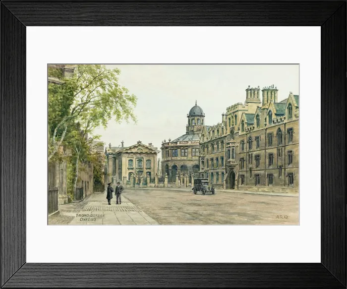 Framed Print : Broad Street, Oxford, Oxfordshire Framed Print : Broad Street, Oxford, Oxfordshire