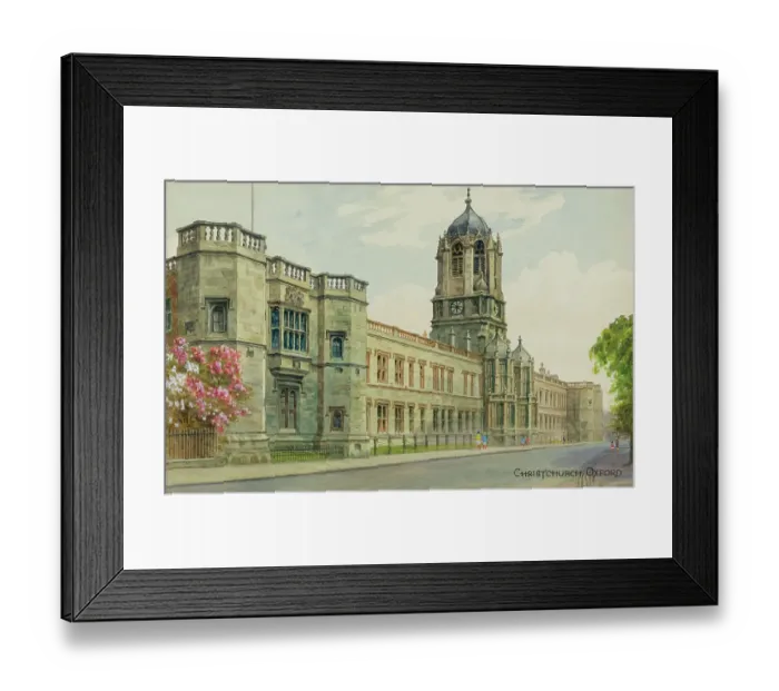 Framed Print : Tom Tower, Christ Church, Oxford, Oxfordshire Framed Print : Tom Tower, Christ Church, Oxford, Oxfordshire