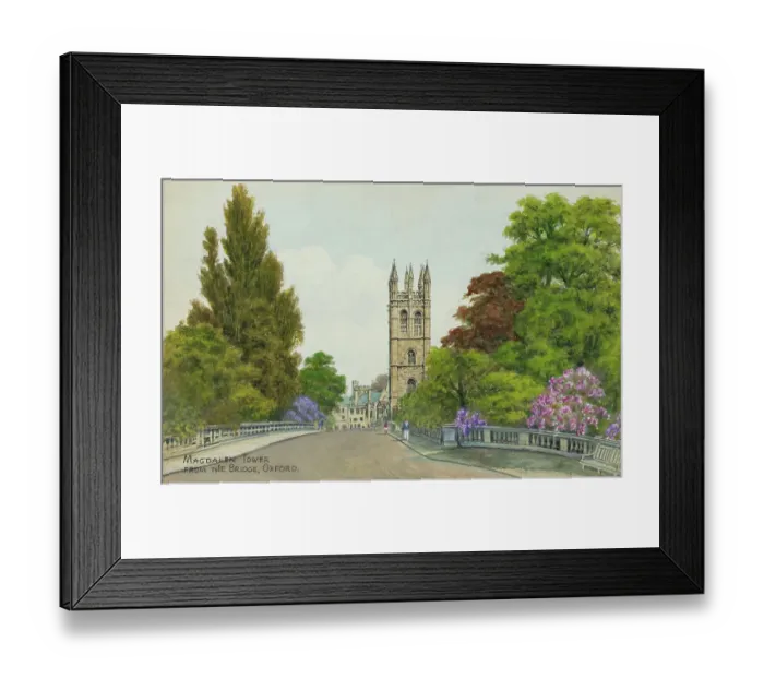 Framed Print : Magdalen College Tower, Oxford, Oxfordshire Framed Print : Magdalen College Tower, Oxford, Oxfordshire