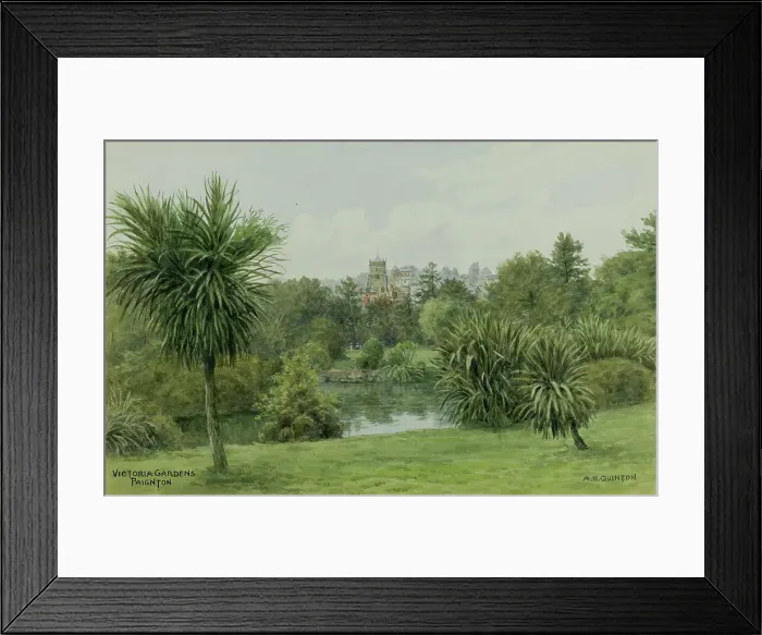 Framed Print : Victoria Gardens, Paignton, Devon Framed Print : Victoria Gardens, Paignton, Devon
