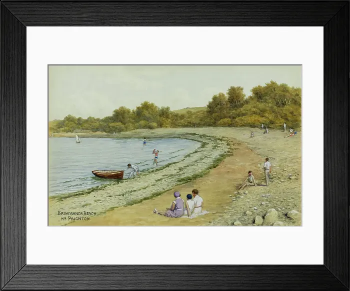Framed Print : Broadsands Beach, near Paignton, Devon Framed Print : Broadsands Beach, near Paignton, Devon