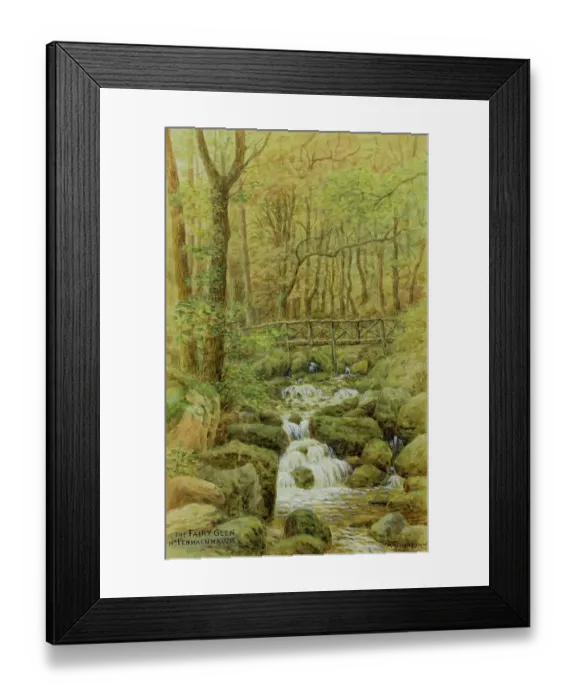 Framed Print : Fairy Glen, near Penmaenmawr, Clwyd, North Wales Framed Print : Fairy Glen, near Penmaenmawr, Clwyd, North Wales