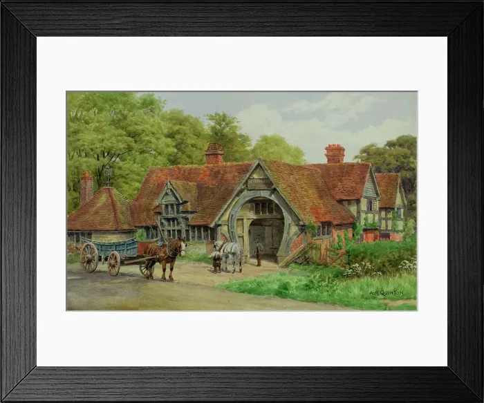 Framed Print : The Old Forge, Penshurst, Kent