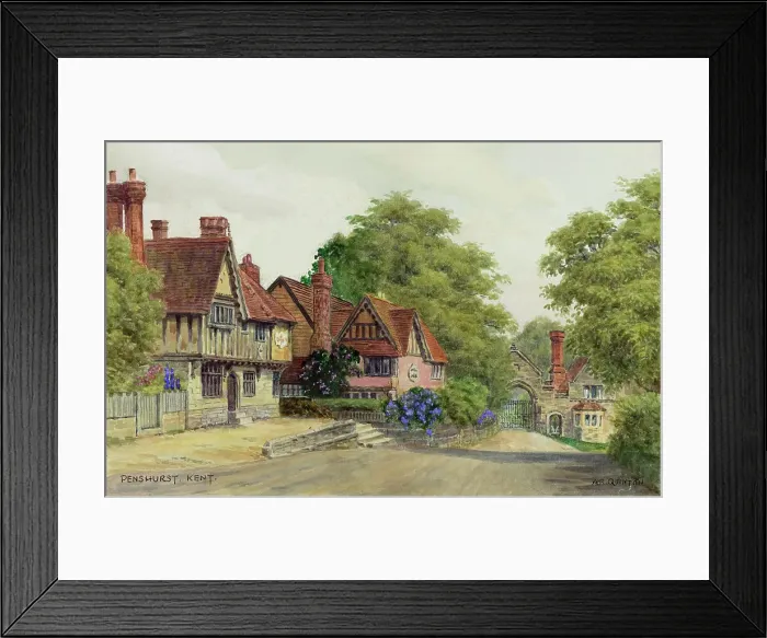 Framed Print : Picturesque scene at Penshurst, Kent Framed Print : Picturesque scene at Penshurst, Kent