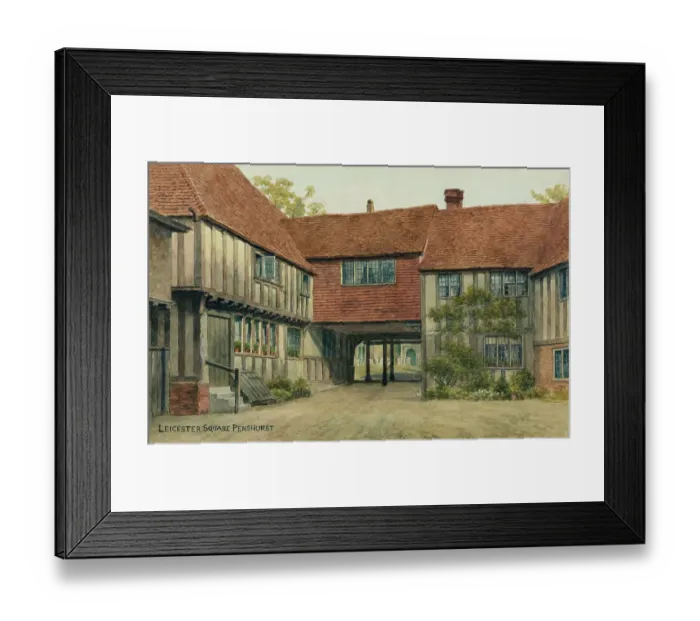 Framed Print : Leicester Square, Penshurst, Kent Framed Print : Leicester Square, Penshurst, Kent