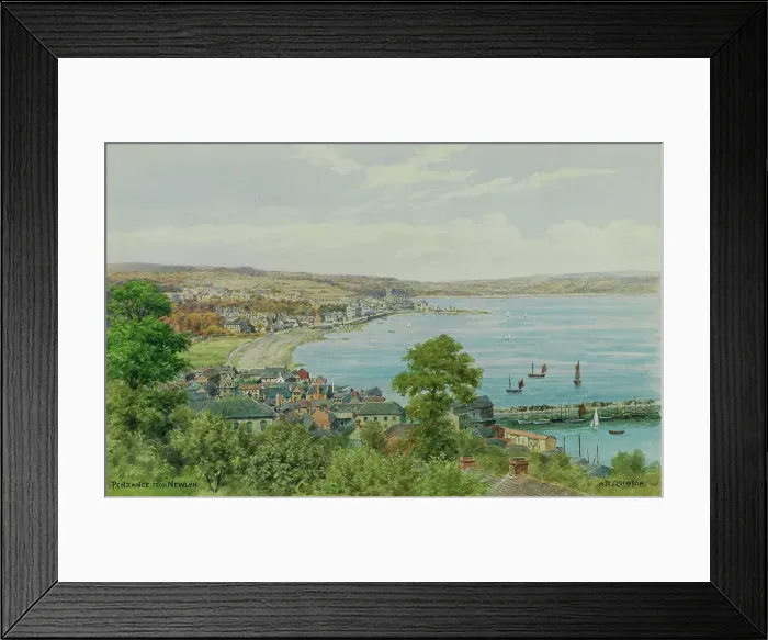 Framed Print : Penzance, Cornwall, viewed from Newlyn Framed Print : Penzance, Cornwall, viewed from Newlyn