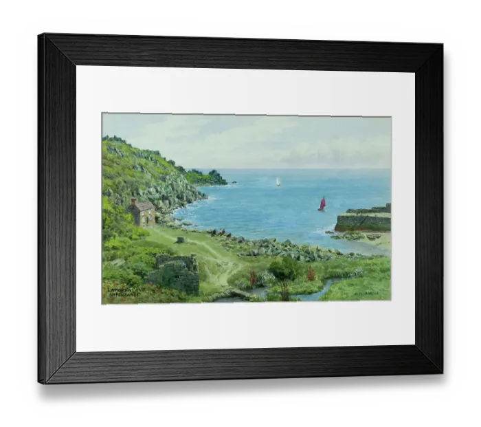 Framed Print : Lamorna Cove, near Penzance, Cornwall Framed Print : Lamorna Cove, near Penzance, Cornwall